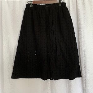 Mossimo eyelet midi skirt with pockets